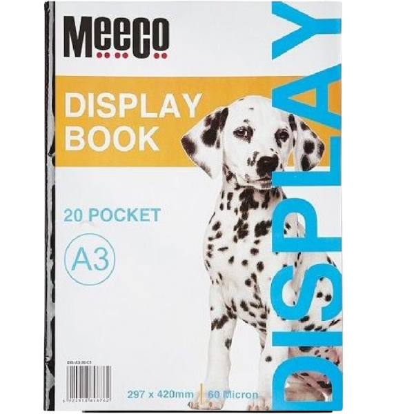 A3 20 Pocket Display Book 50 Micron