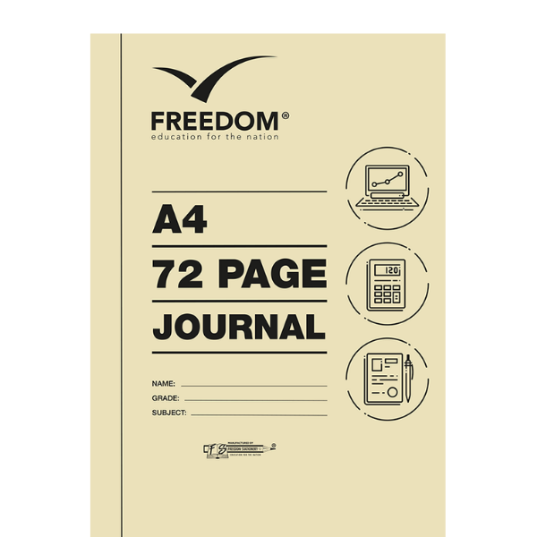 A4 72 Page Soft Cover Journal