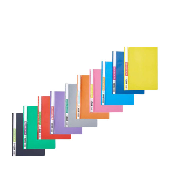 A4 Economy Quotation Folders 160 Micron Assorted Colours (Each)
