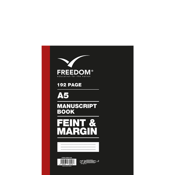 A5 192 Page Manuscript Feint & Margin