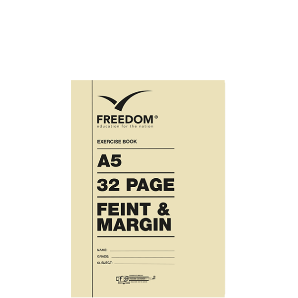 A5 32 Page Exercise Feint & Margin