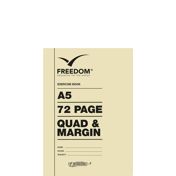 A5 72 Page Exercise Quad & Margin