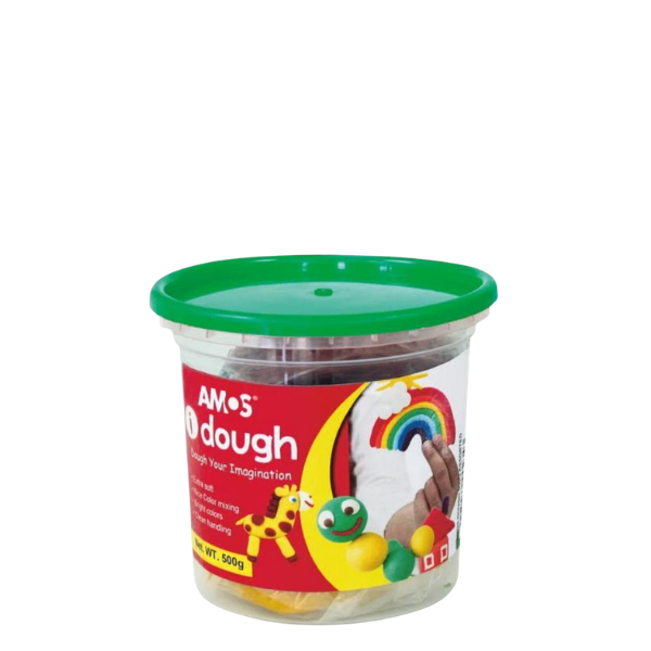 Amos Play Dough Assorted Colours 500g