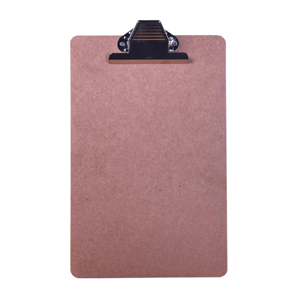 A4 Masonite Clipboard with Metal Clip