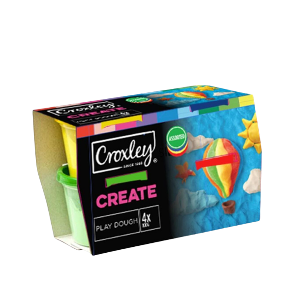 Croxley Play Dough 4 x 100g