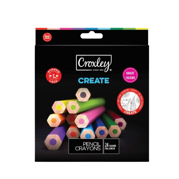 Croxley Create Colouring Pencils 24's