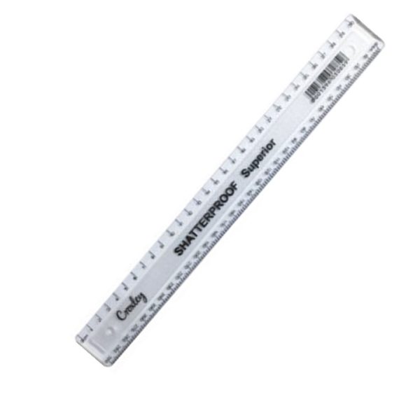 Plastic 30cm Clear Ruler