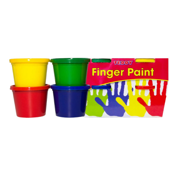 Dala Teddy Finger Paint 4 x 100ml