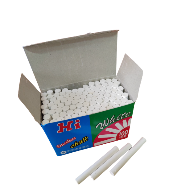 Hi Chalk Dustless White 100's