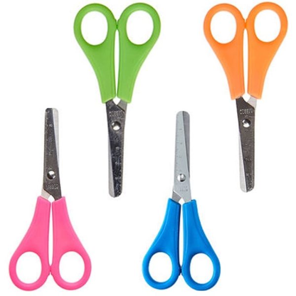 Economy Blunt Nose Scissors 130mm Assorted Colours