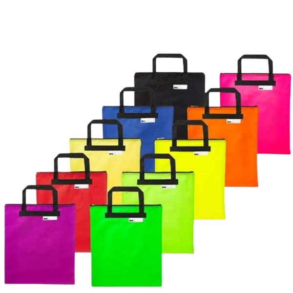 Meeco Book Carry Bag 380mm x 290mm Standard Assorted Colours (Each)
