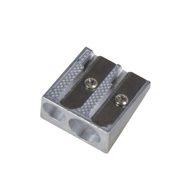 Metal Wedge 2 Hole Sharpener