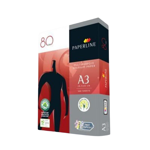 Paperline A3 Copy Paper 80gsm Ream 500's