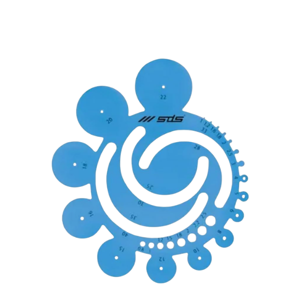 SDS Radius Template Stencil