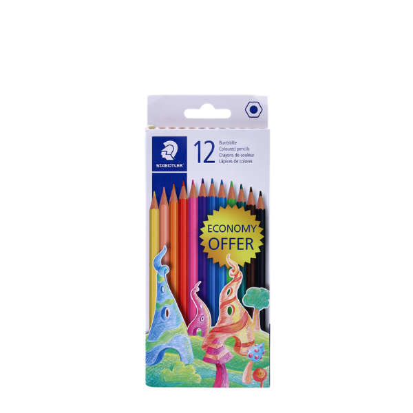 Staedtler Wood Free Colouring Pencils 12's