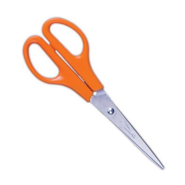 Orange Handle 165mm Scissors